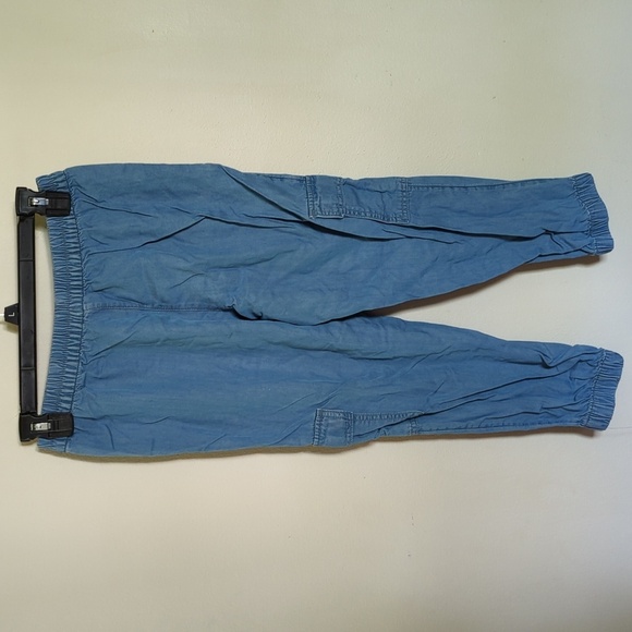 Wonder Nation Pull-on Denim Cargo Joggers Girls Size L 10-12 - Picture 2 of 5